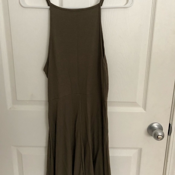 ARMY GREEN FOREVER 21 DRESS - Picture 3 of 4